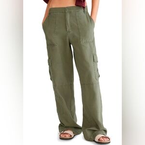 Aeropostale Olive Green Utility Cargo Pants Women's Large NWT